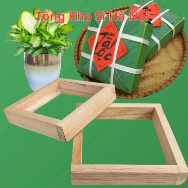 Bộ Khuôn Gỗ Tự Nhiên Gói Bánh Chưng Nhanh - An Toàn, Tiết Kiệm, Giá 19.990₫