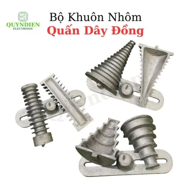 Bộ Khuôn Nhôm Quấn Đếm Vòng Dây Đồng Motor Máy Biến Áp Linh Kiện Quỳnh Diễn 400k