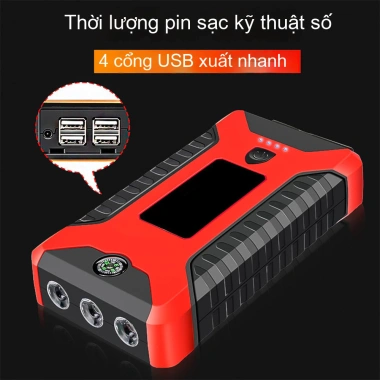 Bộ Kích điện Khẩn Cấp Xe Hơi SJ95 – Dung Lượng Cao, Đa Năng, Sạc Dự Phòng LED 3 Bộ Kích điện Khẩn Cấp Xe Hơi SJ95 – Dung Lượng Cao, Đa Năng, Sạc Dự Phòng LED 3