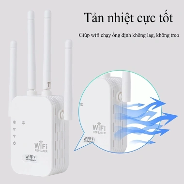 Bộ Kích Sóng WiFi 6 K26 - 4 Antenna, 2 Cổng, Tốc Độ 300Mbps, Phát Xuyên Tường, Kết Nối Xa, Tiếng Việt, Giá 95.000 7