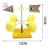 Bộ Kit Gió Mini Weather Vane Đồ Chơi Giáo Dục Đèn Báo Gió Chức Năng - 70.400₫ 7