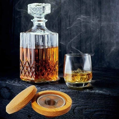 Bộ Kit Hút Khói Cocktail Gỗ - Đồ Gửi Khói Đồ Uống, Chip Gỗ cho Whisky, Bourbon, Wine, Giá ưu đãi 252.153₫