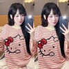 Bộ Kitty Kẻ Sọc 2 Món Chất Borip Siu Cưng - Giá ưu đãi 150k tại Minnie Shop 9