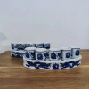 Bộ kỷ cong 5 chén Bát Tràng men lam họa rồng sen chén nước thờ cúng chỉ 50.000 3