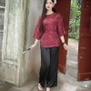 Bộ Lam Tết Đi Chùa 2.026 – Áo Gấm + Quần Lụa Latin Loại 1, Giảm Giá 226k 5