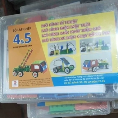 Bộ lắp ghép kỹ thuật HS 4&5 kèm mạch điện và động cơ - Giá ưu đãi 235.000 VND 2