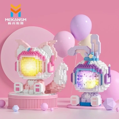 Bộ Lắp Ghép Xe Mô Tô Hoạt Hình Dạ Quang - Đồ chơi xây dựng sáng tạo giá ưu đãi 104,814 VND 6