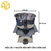 Bộ lẩu 1 người lẩu cô đơn cải tiến - cánh khép, tăng giảm nhiệt, ngăn tiếp cồn, tiện lợi an toàn - Giá ưu đãi 115.000₫ 2