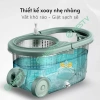 Bộ Lau Dáng Bầu - Cây Lau Xoay 360 độ Lồng Vắt Tháo Rời, 2 bánh xe linh hoạt - 219.000đ 3