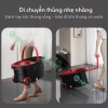Bộ Lau Dáng Bầu - Cây Lau Xoay 360 độ Lồng Vắt Tháo Rời, 2 bánh xe linh hoạt - 219.000đ 4