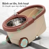 Bộ Lau Dáng Bầu - Cây Lau Xoay 360 độ Lồng Vắt Tháo Rời, 2 bánh xe linh hoạt - 219.000đ 6