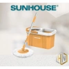 Bộ lau nhà 1 bông xoay 360 độ SUNHOUSE KS-CL350PO - Bảo hành 6 tháng - Giá 319.000