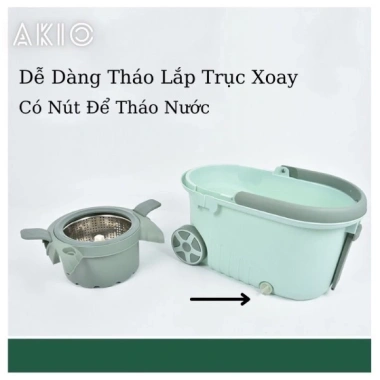 Bộ lau nhà 360 cao cấp siêu rẻ bền bỉ chất lượng nhập khẩu giá chỉ 289.000đ 3