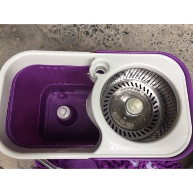 Bộ lau nhà 360 độ có bánh xe đa màu, tặng bông vải lau rời - Giá chỉ 119.700đ