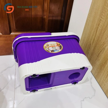Bộ lau nhà Hưng Huê cao cấp xô bánh xe, lồng inox quay 360 độ, kèm 2 đầu lau, giá 94.900₫ 6