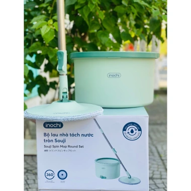 Bộ lau nhà tách nước bẩn Souji xoay 360, tách nước thông minh - CHÍNH HÃNG INOCHI 10 Bộ lau nhà tách nước bẩn Souji xoay 360, tách nước thông minh - CHÍNH HÃNG INOCHI 10