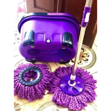 Bộ lau nhà thông minh dày dặn màu tím - Sạch nhanh, giá chỉ 185.000₫