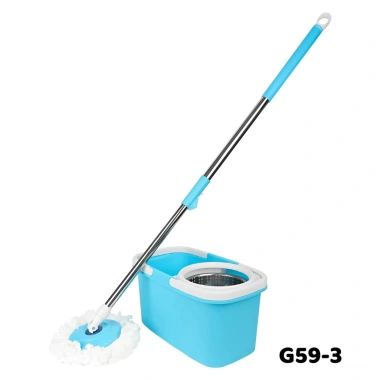 Bộ Lau Nhà Thông Minh Tự Vắt, Đầu Xoay 360, Bàn Xoay Sắt - Tiện Lợi, Giá 132k