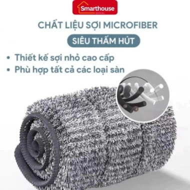 Bộ Lau Nhà Tự Vắt 360 Cao Cấp - Giải Pháp Sạch Gọn, An Toàn Cho Bé 6 Bộ Lau Nhà Tự Vắt 360 Cao Cấp - Giải Pháp Sạch Gọn, An Toàn Cho Bé 6