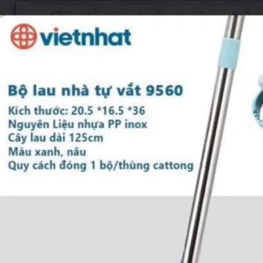 Bộ Lau Nhà Tự Vắt 9.560 Việt Nhật - Giá Ưu Đãi 155.000, Tiết Kiệm Nước Thời Gian 2 Bộ Lau Nhà Tự Vắt 9.560 Việt Nhật - Giá Ưu Đãi 155.000, Tiết Kiệm Nước Thời Gian 2