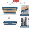 Bộ Lau Nhà Xô Gấp Gọn Thông Minh - Bàn Lau 42cm, Cây Lau Tự Vắt 360° Siêu Nhanh 6