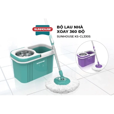 Bộ Lau Xoay 360 SUNHOUSE KS-CL350PO Thùng Tự Vắt Lồng Inox Chống Gỉ 361.000đ 8 Bộ Lau Xoay 360 SUNHOUSE KS-CL350PO Thùng Tự Vắt Lồng Inox Chống Gỉ 361.000đ 8