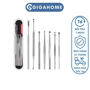Bộ Lấy Ráy Tai 7 Món GIGAHOME Chuyên Nghiệp với Hộp Đựng Cao Cấp - 25.000 VND 9