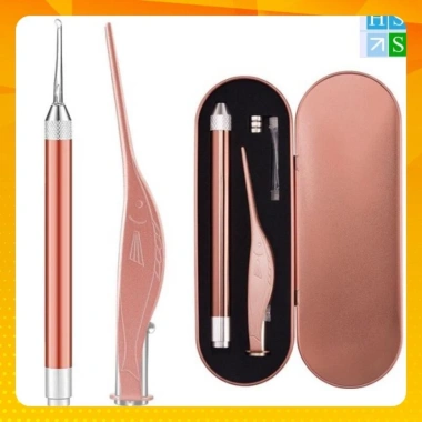 Bộ lấy rây tai đèn cao cấp - Soi tai trẻ em an toàn không đau rát HS Shop Sài Gòn