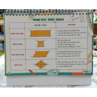 Bộ Lịch Công Thức Toán Cấp 2 - Đầy Đủ Kiến Thức cho HS THCS, Giá Ưu Đãi 138.900₫ 9 Bộ Lịch Công Thức Toán Cấp 2 - Đầy Đủ Kiến Thức cho HS THCS, Giá Ưu Đãi 138.900₫ 9