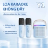 Bộ Loa Bluetooth Karaoke K12 Mini, 2 micro không dây, Loa Di Động Đèn Tiệc - Giá 125.000 VND