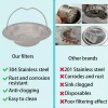 Bộ lọc bồn rửa 1-2-3 mảnh ROLY, giỏ lọc 4,4 inch thép không gỉ, chống rỉ sét, đa năng, giá 26.070₫ 5