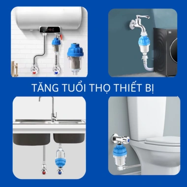 Bộ lọc căn bình nước công nghệ Nano - Lọc sạch, diệt vi khuẩn, giảm giá 39.900₫