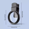 Bộ lọc CPL 49mm-52mm cho điện thoại - Loại bỏ phản chiếu, kẹp xoay trong suốt 2