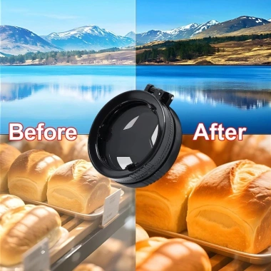 Bộ lọc kẹp CPL 52mm đa lớp – Loại bỏ phản xạ, bảo vệ ống kính máy ảnh điện thoại