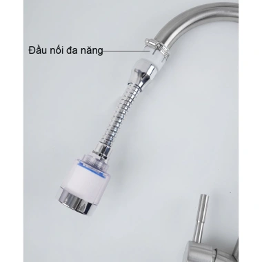 Bộ Lọc Nước Tại Vòi Tăng Áp Xoay 360 Độ - Đầu Lọc Đa Năng Tiết Kiệm Giá 16.500 VNĐ