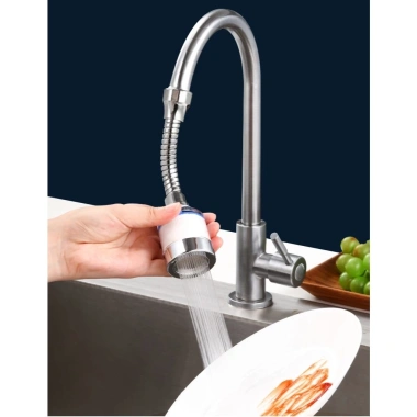 Bộ Lọc Nước Tại Vòi Tăng Áp Xoay 360 Độ - Đầu Lọc Đa Năng Tiết Kiệm Giá 16.500 VNĐ