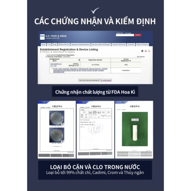 Bộ lọc nước vòi sen CUCKOO CWC-BB001C - Không gắn lõi Clo & Vitamin C, chỉ 230.000₫ 9