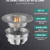 Bộ lọc rác bồn rửa bát inox 304 3 trong 1 – chống mùi, chặn côn trùng, nút chặn nước, khay lọc 8