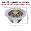 Bộ lọc rác bồn rửa bát inox 304 3 trong 1 – chống mùi, chặn côn trùng, nút chặn nước, khay lọc 10