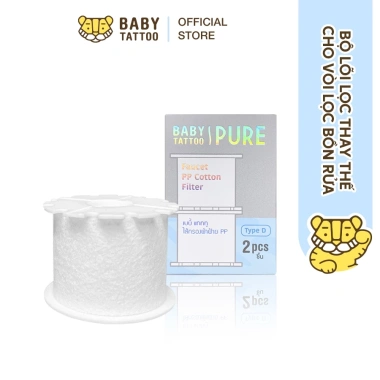 Bộ lọc thay thế cho bồn rửa tay, mặt, chén - Baby Tattoo, hợp 2 loại, chỉ 125k