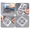 Bộ lọc thoát nước sàn tắm 5/10PC Cminyp Nút chặn lưới, máy bắt tóc, bồn rửa 3
