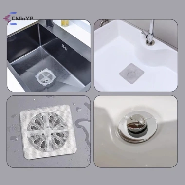 Bộ lọc thoát nước sàn tắm 5/10PC Cminyp Nút chặn lưới, máy bắt tóc, bồn rửa 4
