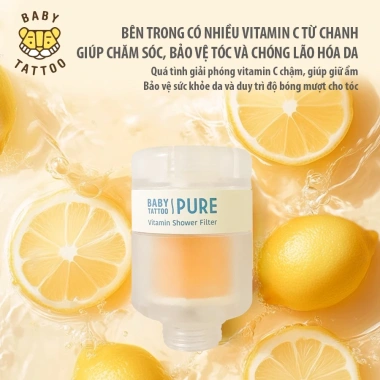 Bộ lọi lọc Vitamin Hương Thơm Hàn Quốc Mini BABY TATTOO – Lọc nước khử clo, dưỡng da 4