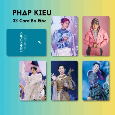 Bộ Lomo 33 Lá Thần Tượng Idol Pháp Kiều - Card Bo Góc 2 Mặt kèm Chữ Ký, Giá chỉ 30.000 VND