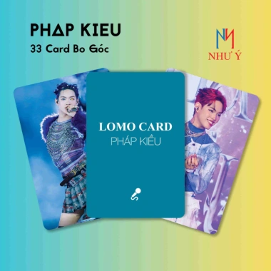 Bộ Lomo 33 Lá Thần Tượng Idol Pháp Kiều - Card Bo Góc 2 Mặt kèm Chữ Ký, Giá chỉ 30.000 VND