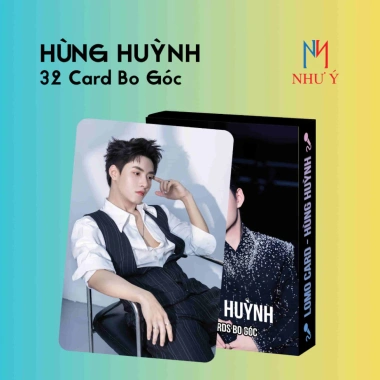 Bộ Lomo Card 32 Thẻ Hùng Huỳnh - Card Bo Góc Thần Tượng Sưu Tập Anh Trai 35.000đ 2
