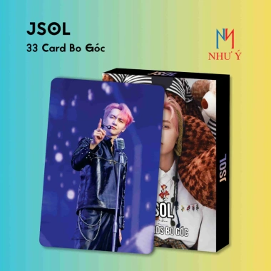 Bộ Lomo Card 33 Lá Idol JSOL - Card Bo Góc 2 Mặt Kèm Chữ Ký, Giảm Đến 27.000₫