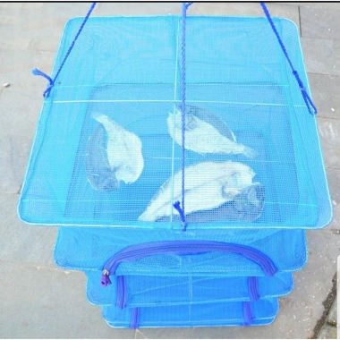 Bộ lồng lưới phơi khô thực phẩm - Phơi cá, tôm, chống côn trùng, an toàn 62,370₫ 3