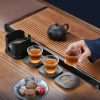 Bộ lót ly cao cấp kèm hộp đựng - Miếng lót chén trà phong cách Trung Hoa cổ điển, giảm giá 195.000 VND 2