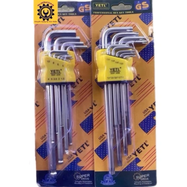 Bộ lục giác 9 chi tiết YETI-USA - Giá chỉ 74.000đ, giảm mạnh so với 93.240đ